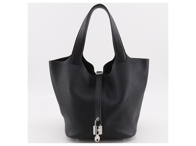 Hermès Borsa Hermes Picotin Lock 22 MM Nero - vista 13