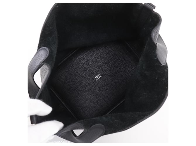 Hermès Borsa Hermes Picotin Lock 22 MM Nero - vista 6