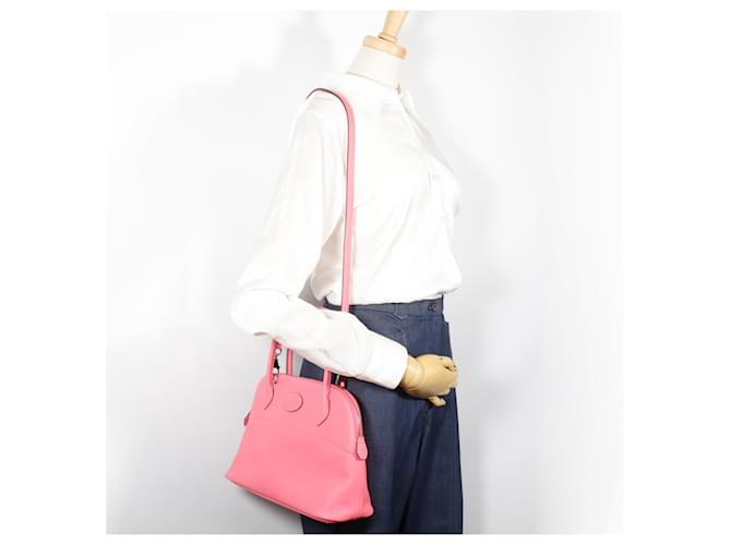 Hermès Borsa Hermes Bolide 27 Rosa - vista 15