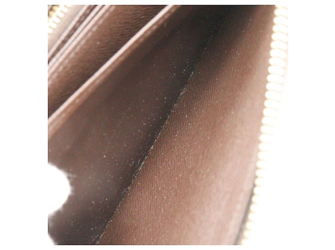 Louis Vuitton Zippy Wallet aus Damier Canvas Braun Damier ebene - Ansicht 10