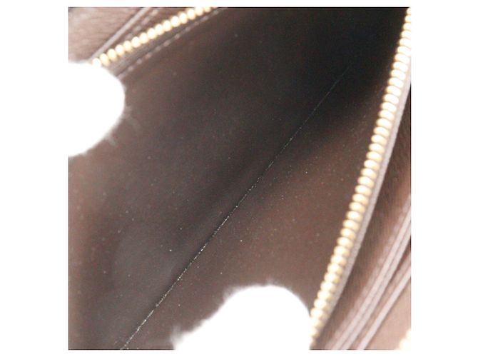 Louis Vuitton Zippy Wallet aus Damier Canvas Braun Damier ebene - Ansicht 7