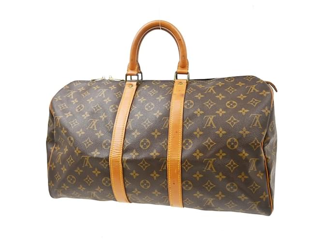 Louis Vuitton Keepall Monogram Canvas 45 Marrone - vista 2