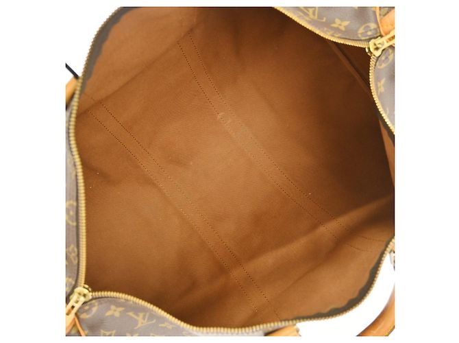 Louis Vuitton Keepall Monogram Canvas 50 Marrone - vista 3