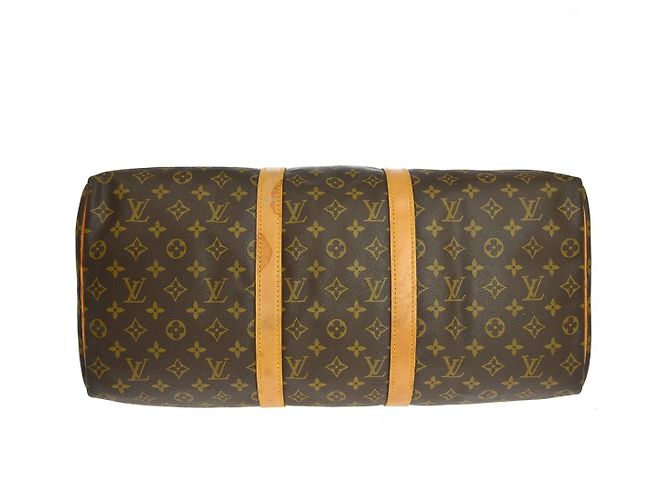 Louis Vuitton Keepall Monogram Canvas 50 Marrone - vista 7