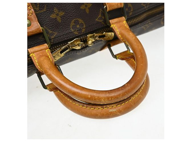 Louis Vuitton Keepall Bandouliere Monogram Canvas 45 Marrone - vista 6