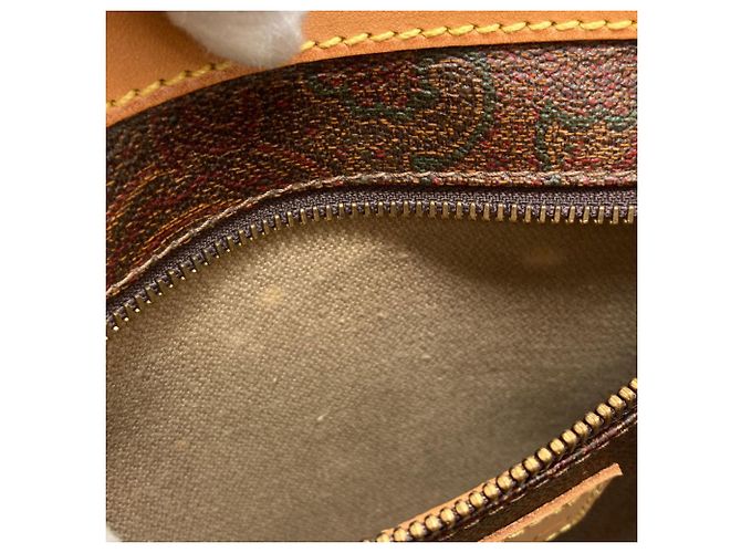 Borsa Boston in PVC marrone Etro - vista 7