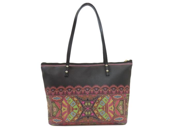 Etro Paisley Muster Tote Bag Schwarz - Ansicht 2
