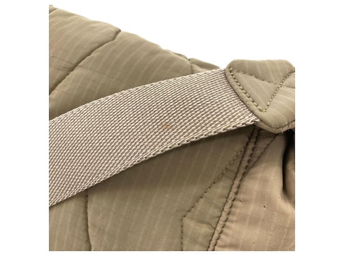 Borsa a tracolla in nylon kaki da donna Loewe Cachi - vista 10