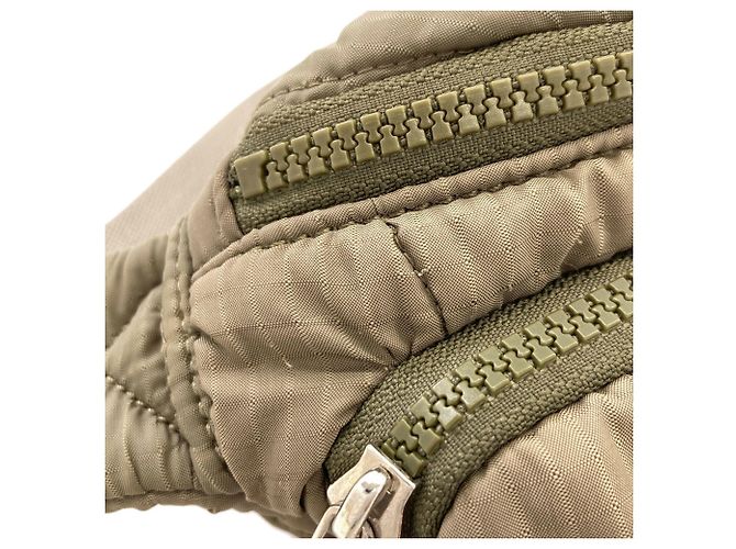 Borsa a tracolla in nylon kaki da donna Loewe Cachi - vista 7