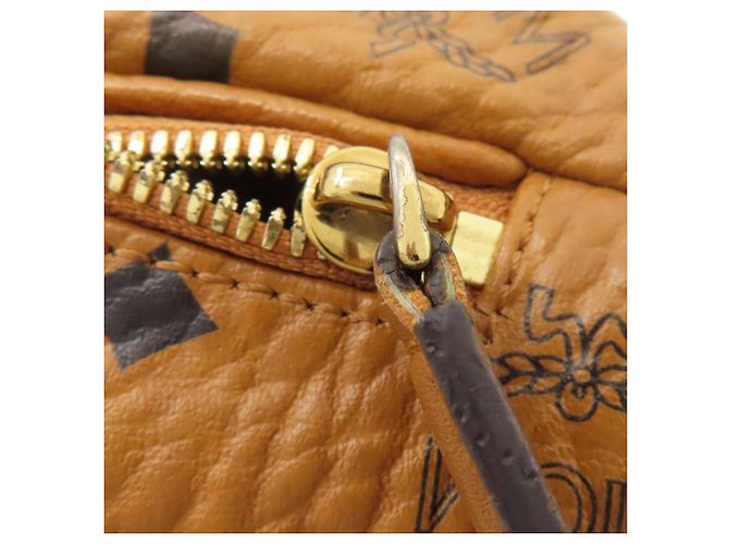 Borsa marsupio MCM Fursten marrone PVC - vista 13