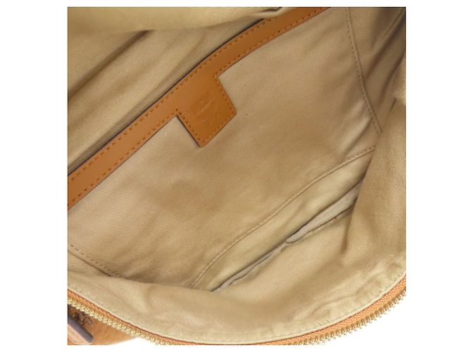 Borsa marsupio MCM Fursten marrone PVC - vista 5