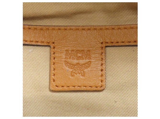 Borsa marsupio MCM Fursten marrone PVC - vista 6