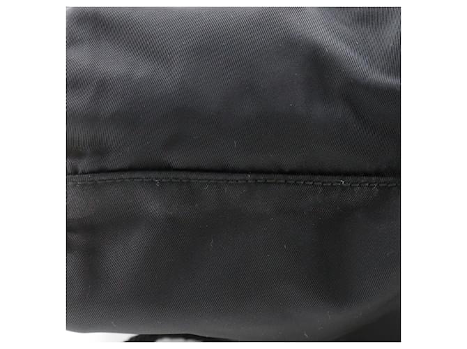 Prada Logo Bestickte Tote Bag Schwarz - Ansicht 8