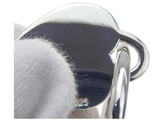 Portachiavi Tiffany & Co. in argento sterling 925 con ciondolo a cuore - vista 3