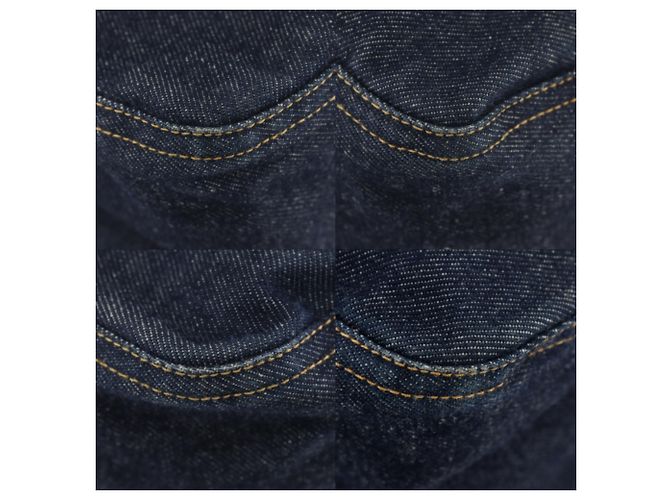 Borsa a tracolla Fendi Mamma Bucket Blu navy - vista 4
