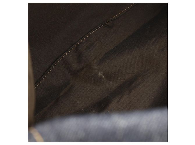 Borsa a tracolla Fendi Mamma Bucket Blu navy - vista 8