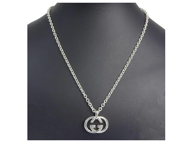 Interlocking Necklace von Gucci Silber - Ansicht 2