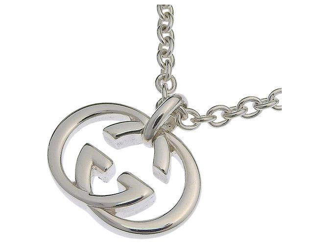 Interlocking Necklace von Gucci Silber - Ansicht 3