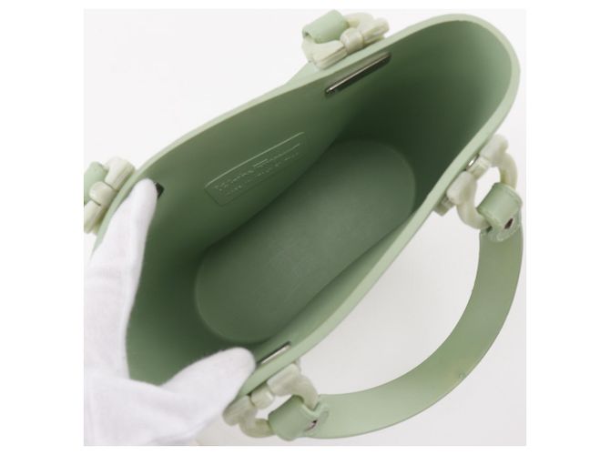 Borsa Salvatore Ferragamo Gancini Verde - vista 6