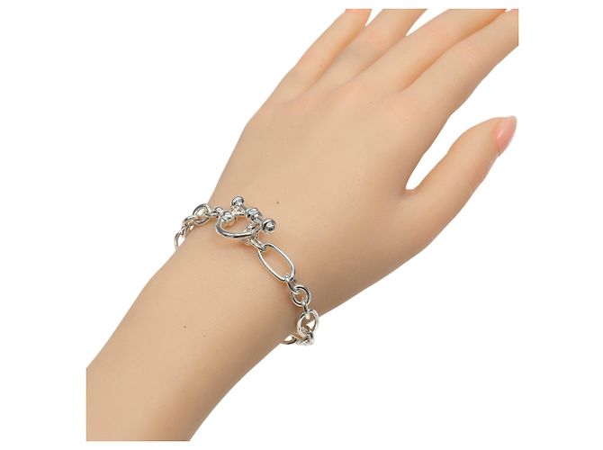 Pulseira de elos ovais com fecho toggle Tiffany & Co. Prata - vista 2