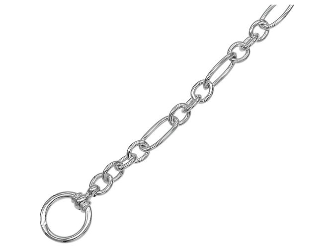 Pulseira de elos ovais com fecho toggle Tiffany & Co. Prata - vista 5