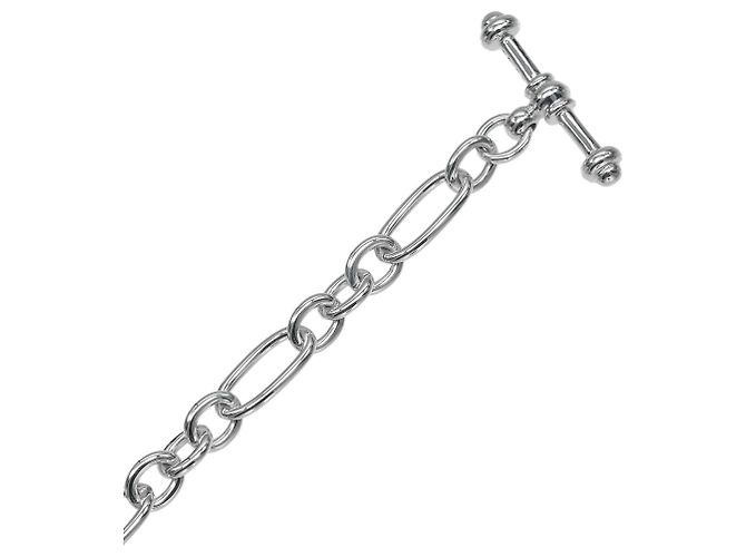 Pulseira de elos ovais com fecho toggle Tiffany & Co. Prata - vista 7