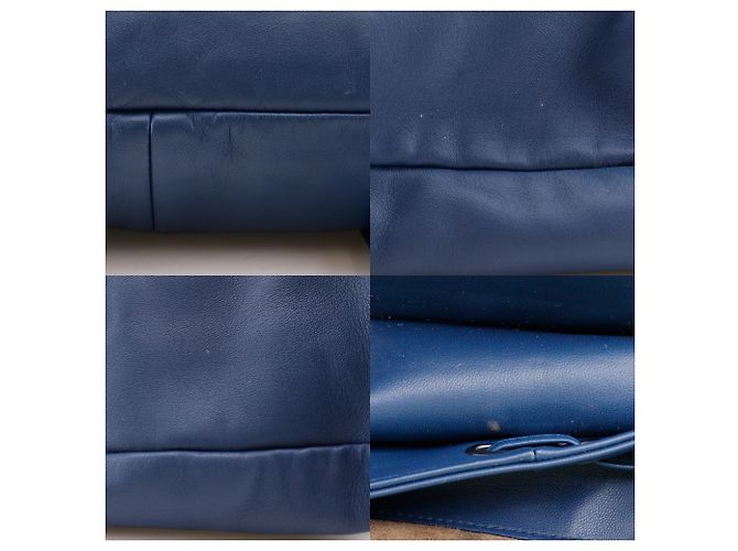 Zaino Bottega Veneta Intrecciato Blu - vista 10