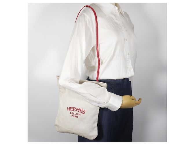Hermès Hermes Aline PM Schultertasche Rot Roh - Ansicht 15