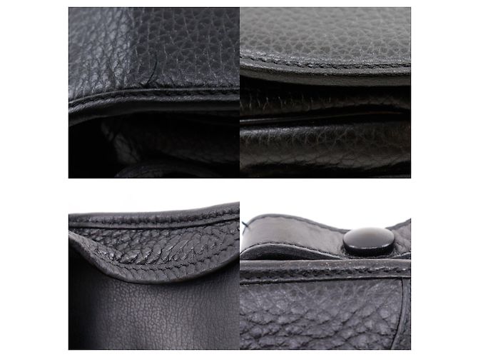 Borsa a tracolla Christian Dior nera con logo CD Nero - vista 7