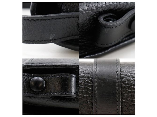 Borsa a tracolla Christian Dior nera con logo CD Nero - vista 8