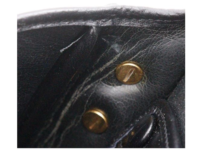 Borsa a tracolla Christian Dior nera con logo CD Nero - vista 9