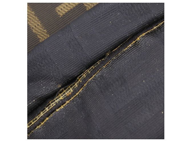 Fendi Zucca Tote Bag Braun Nylon Canvas - Ansicht 10