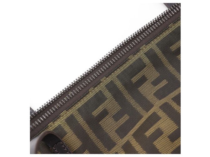 Fendi Zucca Tote Bag Braun Nylon Canvas - Ansicht 12