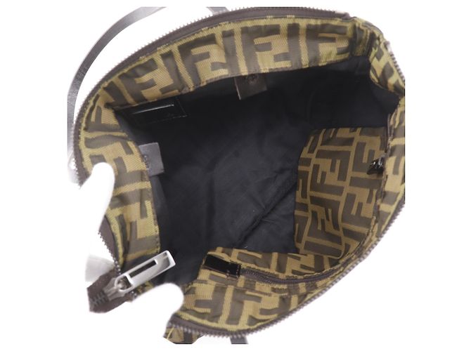 Fendi Zucca Tote Bag Braun Nylon Canvas - Ansicht 6