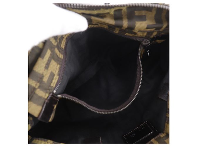 Fendi Zucca Tote Bag Braun Nylon Canvas - Ansicht 7
