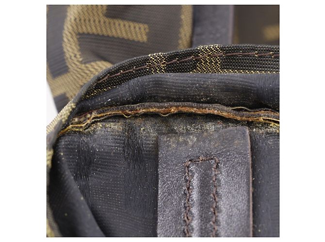 Fendi Zucca Tote Bag Braun Nylon Canvas - Ansicht 9