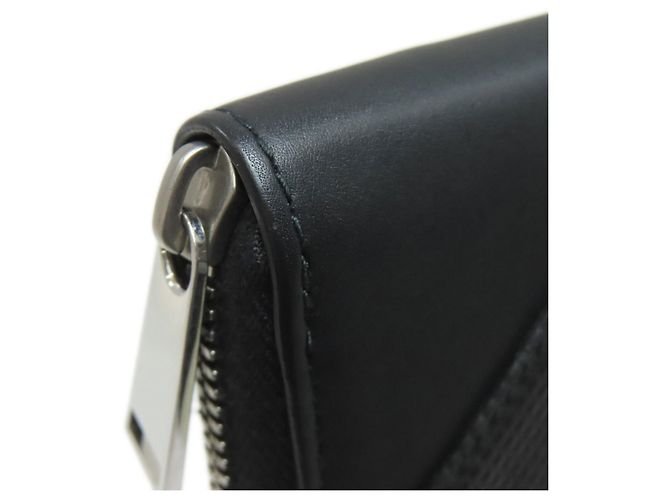 Bottega Veneta Lederlanger Geldbeutel Schwarz - Ansicht 10