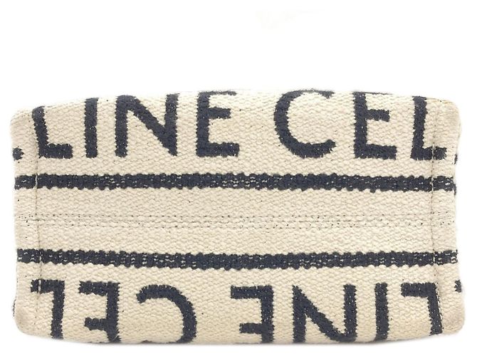 Céline Celine Small Cabas Thais 2-Way Handtasche Weiß - Ansicht 4