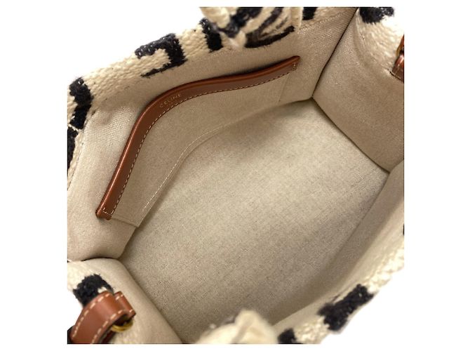Céline Celine Small Cabas Thais 2-Way Handtasche Weiß - Ansicht 5