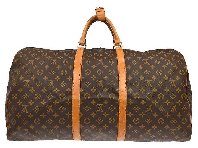 Louis Vuitton Keepall Monogram Canvas 60 Marrone - vista 2