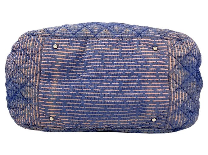 Bolso Tote Chanel Large Coco Matelassé Azul - vista 4