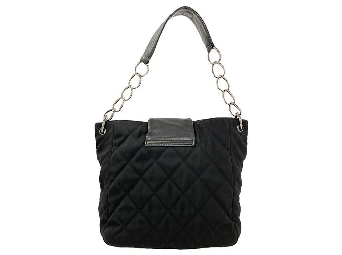 Borsa a Spalla Chanel Matelassé Nero - vista 2