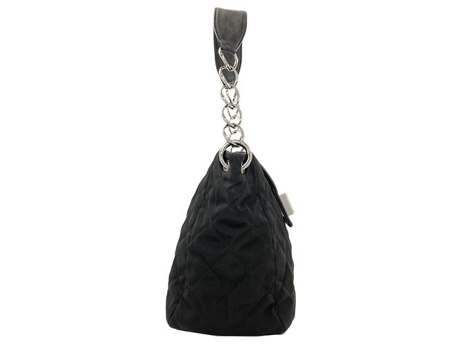 Borsa a Spalla Chanel Matelassé Nero - vista 3