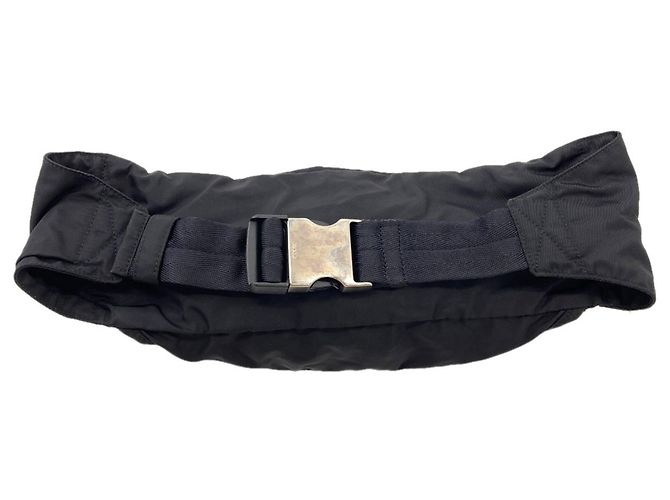 Prada Nylon Bauchtasche Schwarz - Ansicht 2