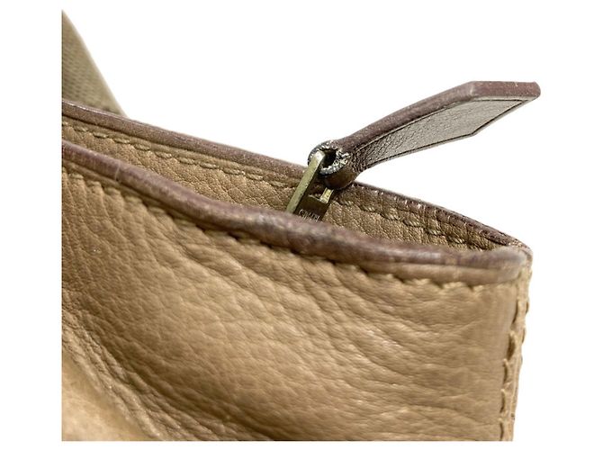 Hermès Hermes Caravan Horizontal PM Handtasche Khaki - Ansicht 12