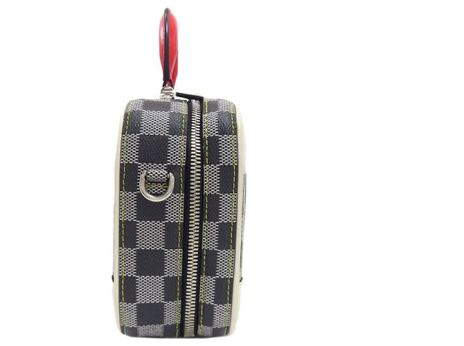 Borsa Louis Vuitton Damier Canvas Valisette BB Multicolore Damier ebene - vista 3