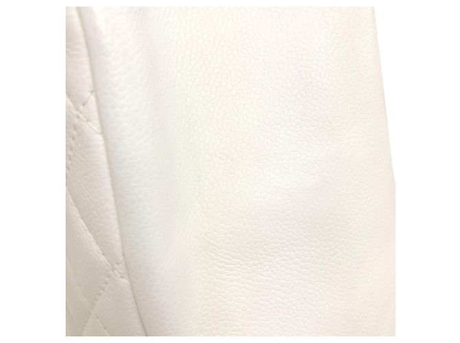 Chanel Coco Mark Matelassé Tote Bag Weiß - Ansicht 15