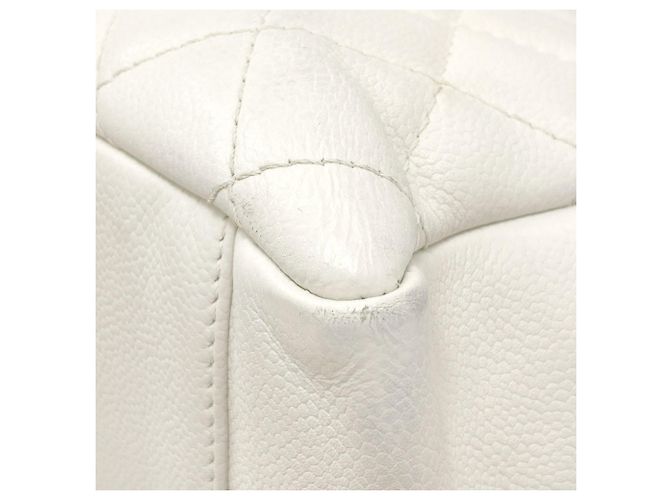 Chanel Coco Mark Matelassé Tote Bag Weiß - Ansicht 17