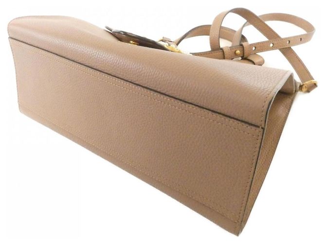 Borsa Gucci GG Marmont Beige - vista 3