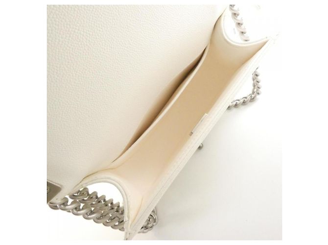 Borsa a Spalla Chanel Boy Line AS3350 Bianco - vista 7